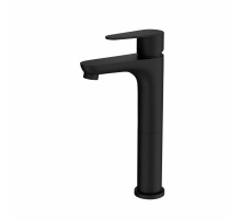 Смеситель для раковины высокий WONZON & WOGHAND, Черный матовый (WW-A40232-MB)