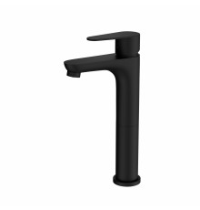 Смеситель для раковины высокий WONZON & WOGHAND, Черный матовый (WW-A40232-MB)