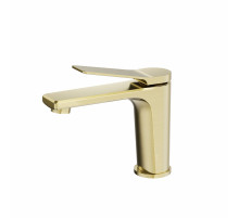 Смеситель для раковины WONZON & WOGHAND, Брашированное золото (WW-XH-012-BG)