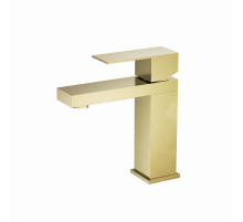 Смеситель для раковины WONZON & WOGHAND, Брашированное золото (WW-A40982-BG)