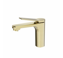 Смеситель для раковины WONZON & WOGHAND, Брашированное золото (WW-XH-013-BG)