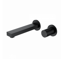 Смеситель для раковины встраиваемый WONZON & WOGHAND, Черный матовый (WW-105-MB)