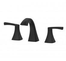 Смеситель для раковины на 3 отверстия Wonzon & Woghand, Черный матовый (WW-88083095-MB)