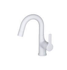 Смеситель для раковины WONZON & WOGHAND, Белый матовый (WW-FE01L212-MW)