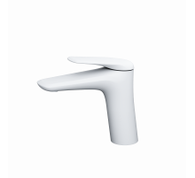 Смеситель для раковины WONZON & WOGHAND, Белый матовый (WW-A41222-MW)