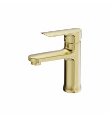 Смеситель для раковины WONZON & WOGHAND, Брашированное золото (WW-XH-011-BG)