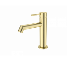 Смеситель для раковины WONZON & WOGHAND, Брашированное золото (WW-H1063-BG)