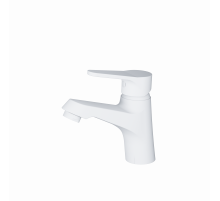 Смеситель для раковины WONZON & WOGHAND, Белый матовый (WW-A40212-MW)