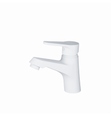 Смеситель для раковины WONZON & WOGHAND, Белый матовый (WW-A40212-MW)