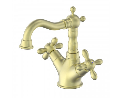 Заказать Смеситель для раковины WONZON & WOGHAND, Брашированное золото (WW-88139020-BG) в магазине сантехники Santeh-Crystal.ru