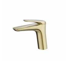 Смеситель для раковины WONZON & WOGHAND, Брашированное золото (WW-A41222-BG)