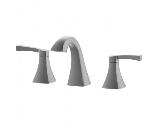 Смеситель для раковины на 3 отверстия Wonzon & Woghand, Темный графит (WW-88083095-BGM)