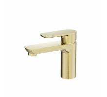 Смеситель для раковины WONZON & WOGHAND, Брашированное золото (WW-A40732-BG)