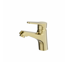 Смеситель для раковины WONZON & WOGHAND, Брашированное золото (WW-A40212-BG)