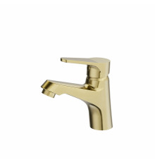 Смеситель для раковины WONZON & WOGHAND, Брашированное золото (WW-A40212-BG)