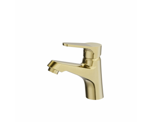 Приобрести Смеситель для раковины WONZON & WOGHAND, Брашированное золото (WW-A40212-BG) в магазине сантехники Santeh-Crystal.ru