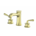 Смеситель для раковины на 3 отверстия WONZON & WOGHAND STEAM, Брашированное золото (WW-88159008- BG)
