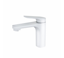 Смеситель для раковины WONZON & WOGHAND, Белый матовый (WW-A40492-MW)