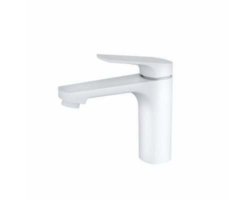 Купить Смеситель для раковины WONZON & WOGHAND, Белый матовый (WW-A40492-MW) в магазине сантехники Santeh-Crystal.ru