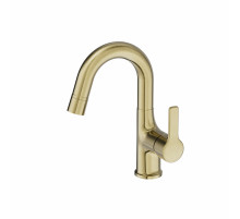 Смеситель для раковины WONZON & WOGHAND, Брашированное золото (WW-FE01L212-BG)