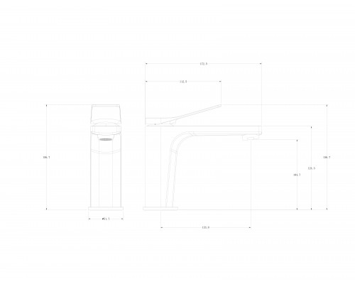 Приобрести Смеситель для раковины WONZON & WOGHAND, Белый матовый (WW-XH-013-MW) в магазине сантехники Santeh-Crystal.ru