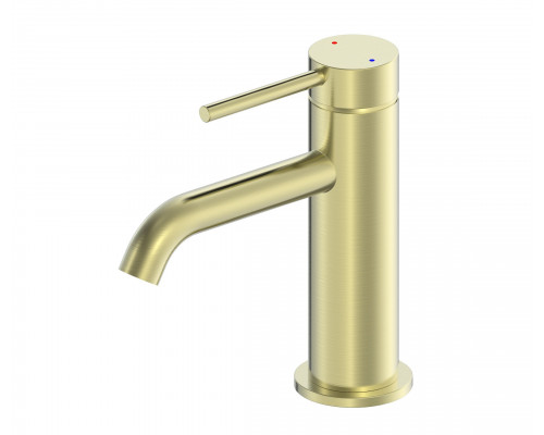 Приобрести Смеситель для раковины WONZON & WOGHAND, Брашированное золото (WW-88139017-BG) в магазине сантехники Santeh-Crystal.ru