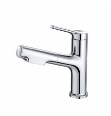 Смеситель для раковины с выдвижным изливом WONZON & WOGHAND, Хром (WW-A40862-CR)