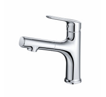 Смеситель для раковины с выдвижным изливом WONZON & WOGHAND, Хром (WW-AE4151-CR)