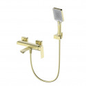 Смеситель для ванны с душем WONZON & WOGHAND DIAMOND, Брашированное золото (WW-88639011- BG)