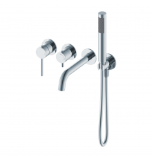 Смеситель для ванны встраиваемый WONZON & WOGHAND, Хром (WW-889017-CR)