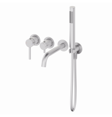 Смеситель для ванны встраиваемый WONZON & WOGHAND, Брашированный никель (WW-889017-BN)