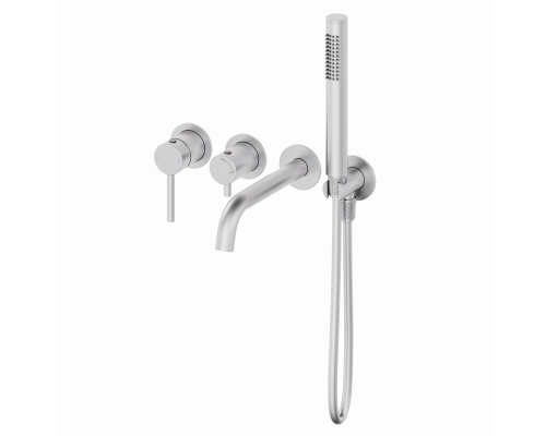 Смеситель для ванны встраиваемый WONZON & WOGHAND, Брашированный никель (WW-889017-BN)