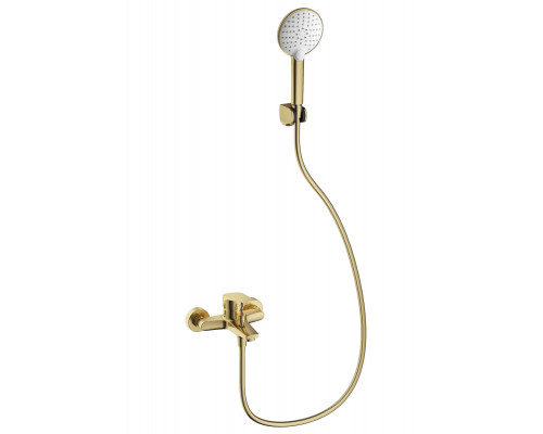 Купить Смеситель для ванны с душем WONZON & WOGHAND, Брашированное золото (WW-A30891-BG) в магазине сантехники Santeh-Crystal.ru
