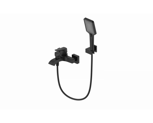 Смеситель для ванны с душем Wonzon & Woghand, Черный матовый (WW-88037072-MB)