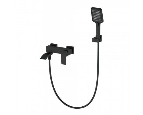 Заказать Смеситель для ванны с душем WONZON & WOGHAND, Черный матовый (WW-88639009-MB) в магазине сантехники Santeh-Crystal.ru