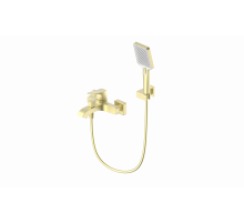 Смеситель для ванны с душем Wonzon & Woghand, Брашированное золото (WW-88037072-BG)