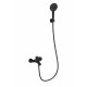 Приобрести Смеситель для ванны с душем WONZON & WOGHAND, Черный матовый (WW-AE3204-MB) в магазине сантехники Santeh-Crystal.ru