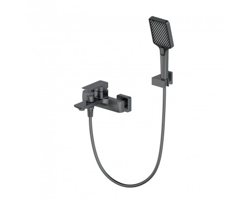 Приобрести Смеситель для ванны с душем WONZON & WOGHAND, Темный графит (WW-88639003A-BGM) в магазине сантехники Santeh-Crystal.ru