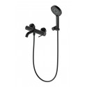 Смеситель для ванны с душем WONZON & WOGHAND, Черный матовый (WW-88639017-MB)