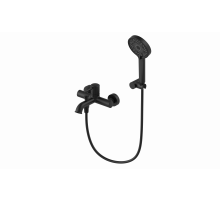 Смеситель для ванны с душем Wonzon & Woghand, Черный матовый (WW-88037073-MB)