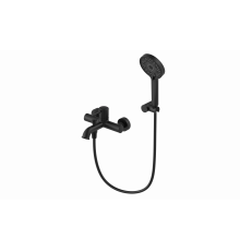 Смеситель для ванны с душем Wonzon & Woghand, Черный матовый (WW-88037073-MB)