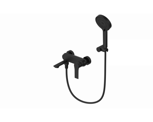 Смеситель для ванны с душем Wonzon & Woghand, Черный матовый (WW-88037079-MB)