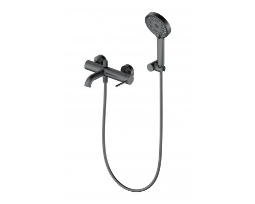 Приобрести Смеситель для ванны с душем WONZON & WOGHAND, Темный графит (WW-88639017-BGM) в магазине сантехники Santeh-Crystal.ru