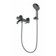 Приобрести Смеситель для ванны с душем WONZON & WOGHAND, Темный графит (WW-88639017-BGM) в магазине сантехники Santeh-Crystal.ru