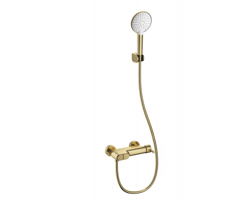 Приобрести Смеситель для ванны с душем WONZON & WOGHAND, Брашированное золото (WW-A30902-BG) в магазине сантехники Santeh-Crystal.ru
