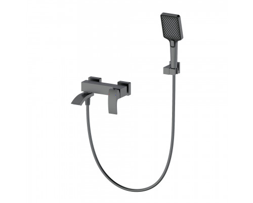 Заказать Смеситель для ванны с душем WONZON & WOGHAND, Темный графит (WW-88639009-BGM) в магазине сантехники Santeh-Crystal.ru