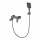 Заказать Смеситель для ванны с душем WONZON & WOGHAND, Темный графит (WW-88639009-BGM) в магазине сантехники Santeh-Crystal.ru