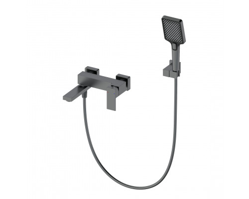 Приобрести Смеситель для ванны с душем WONZON & WOGHAND, Темный графит (WW-88639016-BGM) в магазине сантехники Santeh-Crystal.ru