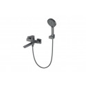 Смеситель для ванны с душем WONZON & WOGHAND, Темный графит (WW-88639010-BGM)
