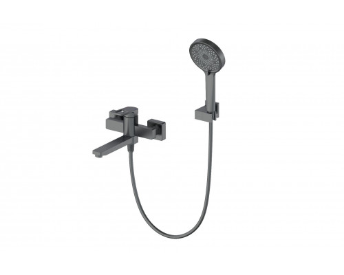 Приобрести Смеситель для ванны с душем WONZON & WOGHAND, Темный графит (WW-88639010-BGM) в магазине сантехники Santeh-Crystal.ru